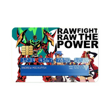 Load image into Gallery viewer, Raw Raw Fight The Power  Credit Card Skins (4-in-1 Pack)
