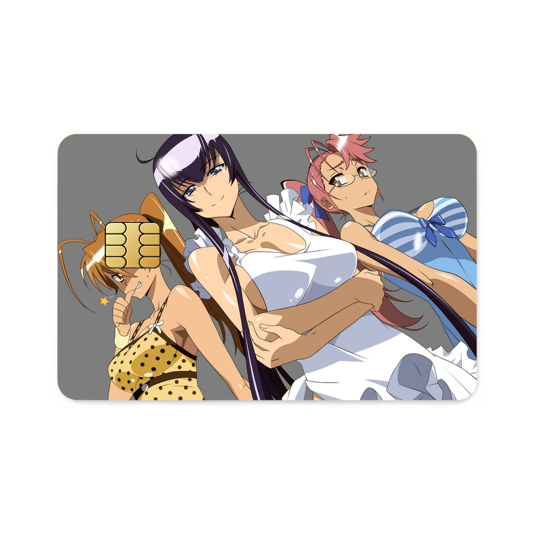 Rei,Saeko and Saya  Credit Card Skins (4-in-1 Pack)