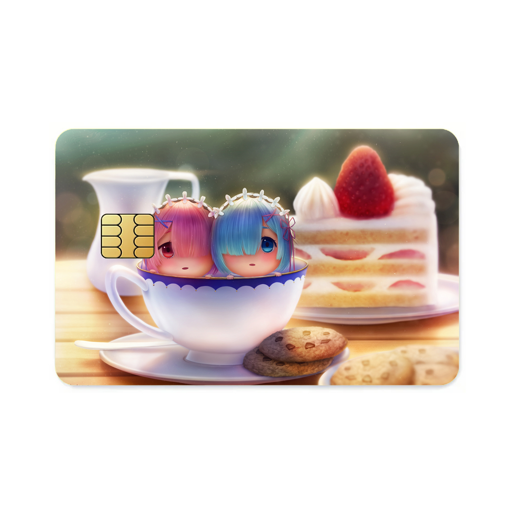 Rem & Ram  Credit Card Skins (4-in-1 Pack)