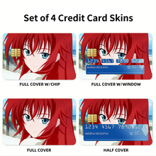 Load image into Gallery viewer, Rias Gremory (Highschool DxD)  Credit Card Skins (4-in-1 Pack)
