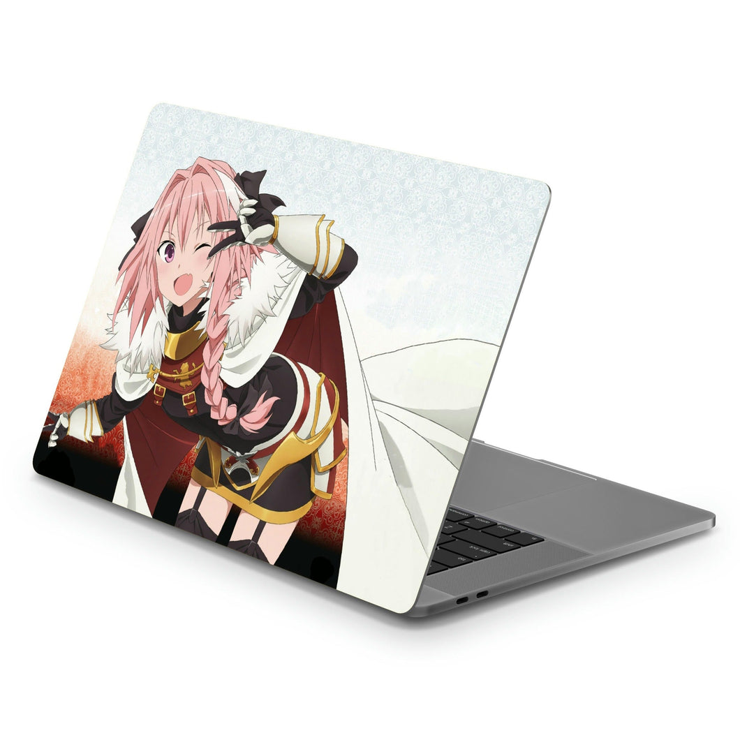 Rider of Black Macbook Skin