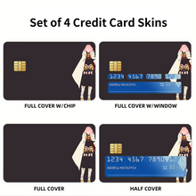 Load image into Gallery viewer, Rider of Black (Fate/Apocrypha) Minimalist  Credit Card Skins (4-in-1 Pack)
