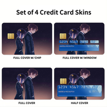 Load image into Gallery viewer, Rikka and Yuuta  Credit Card Skins (4-in-1 Pack)
