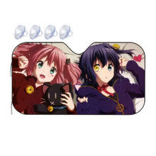 Load image into Gallery viewer, Rikka Takanashi and Satone Shichimiya  Car Sunshade
