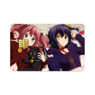 Rikka Takanashi and Satone Shichimiya  Credit Card Skins (4-in-1 Pack)