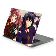Rikka Takanashi and Satone Shichimiya  Macbook Skin