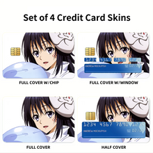 Load image into Gallery viewer, Rimuru Tempest and Shizue Izawa  Credit Card Skins (4-in-1 Pack)
