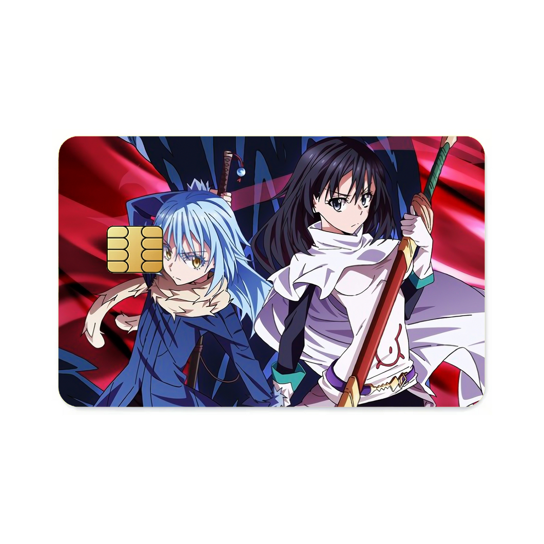 Rimuru Tempest and Shizue Izawa Credit Card Skins (4-in-1 Pack)