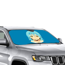 Load image into Gallery viewer, Rimuru Tempest Face ( Blue Background )  Car Sunshade
