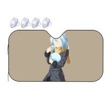Load image into Gallery viewer, Rimuru Tempest in human form and in slime form minimalist  Car Sunshade
