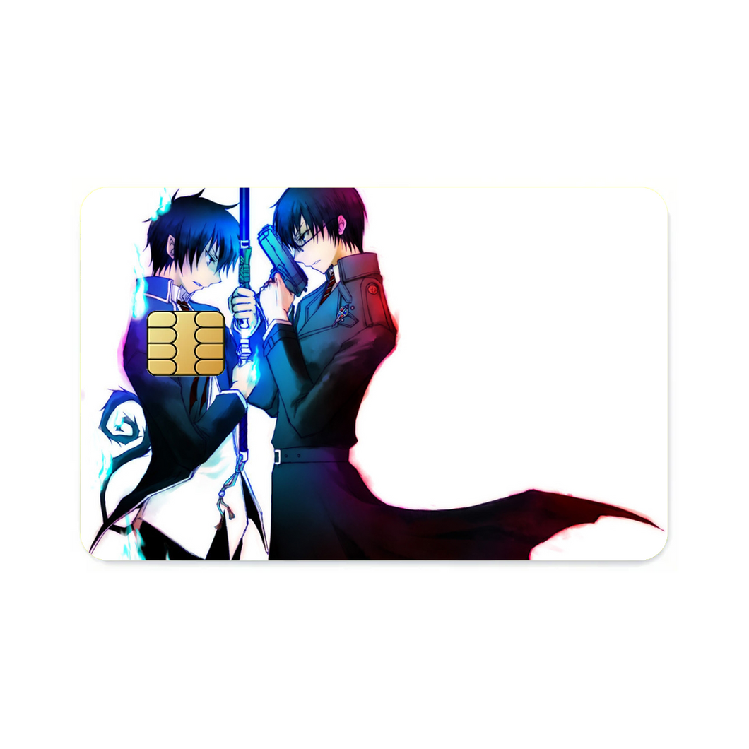 Rin and Yukio Okumura Credit Card Skins (4-in-1 Pack)
