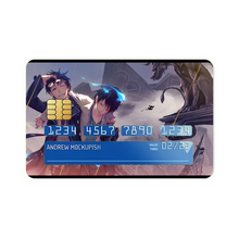 Load image into Gallery viewer, Rin and Yukio Okumura Credit Card Skins (4-in-1 Pack)
