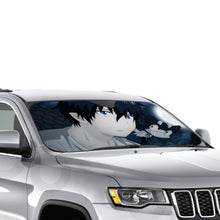 Load image into Gallery viewer, Rin Okumura and Kuro  Car Sunshade
