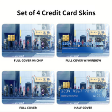 Load image into Gallery viewer, Rin Tohsaka, Gilgamesh, Rider, Shirou Emiya, Sakura Matou, Kirei Kotomine, Saber and Taiga Fujimura  Credit Card Skins (4-in-1 Pack)
