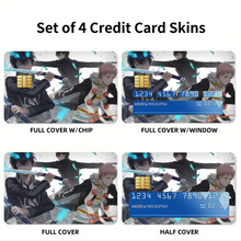 Load image into Gallery viewer, Rin,Yukio and Renzo Credit Card Skins (4-in-1 Pack)
