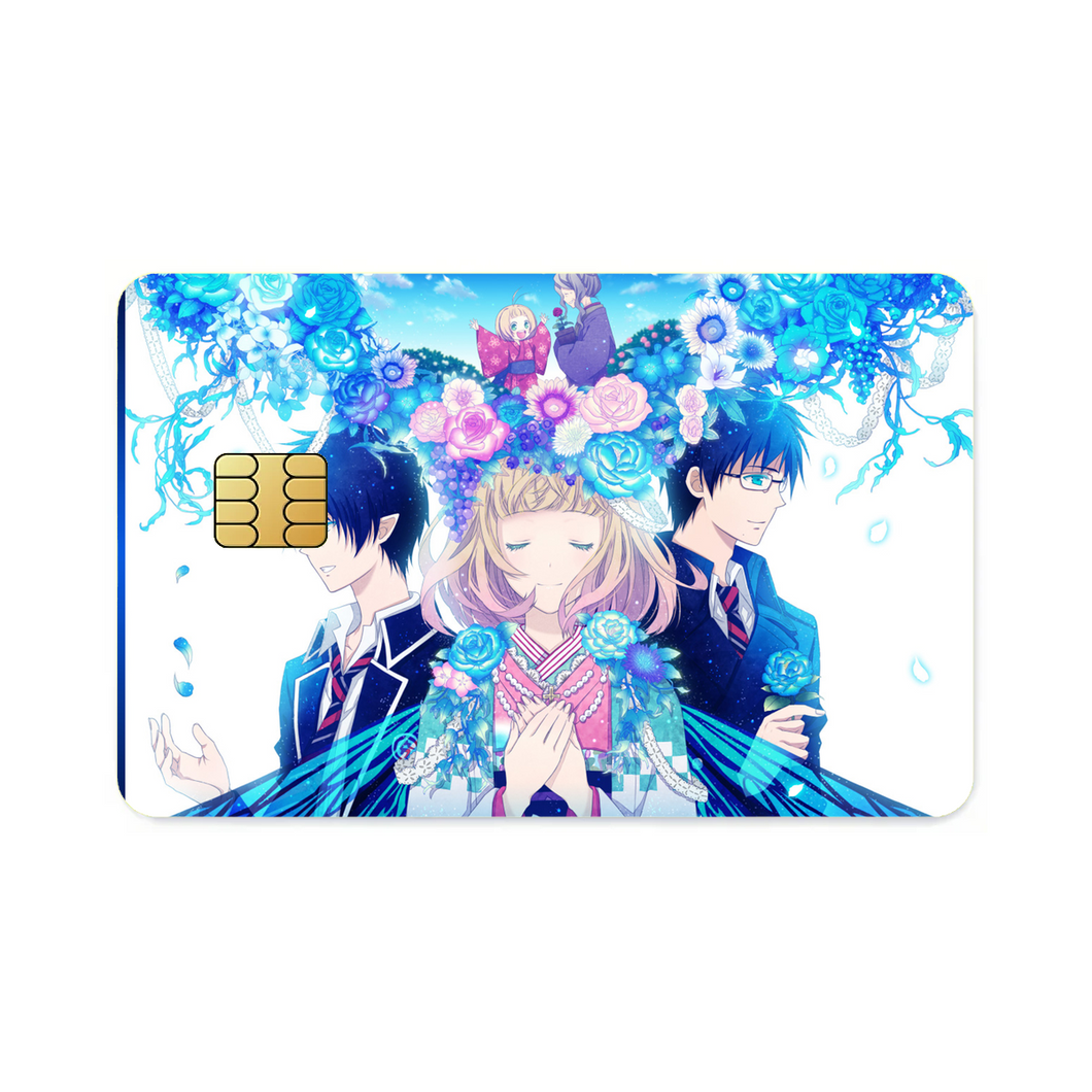 Rin,Yukio and Shiemi Credit Card Skins (4-in-1 Pack)