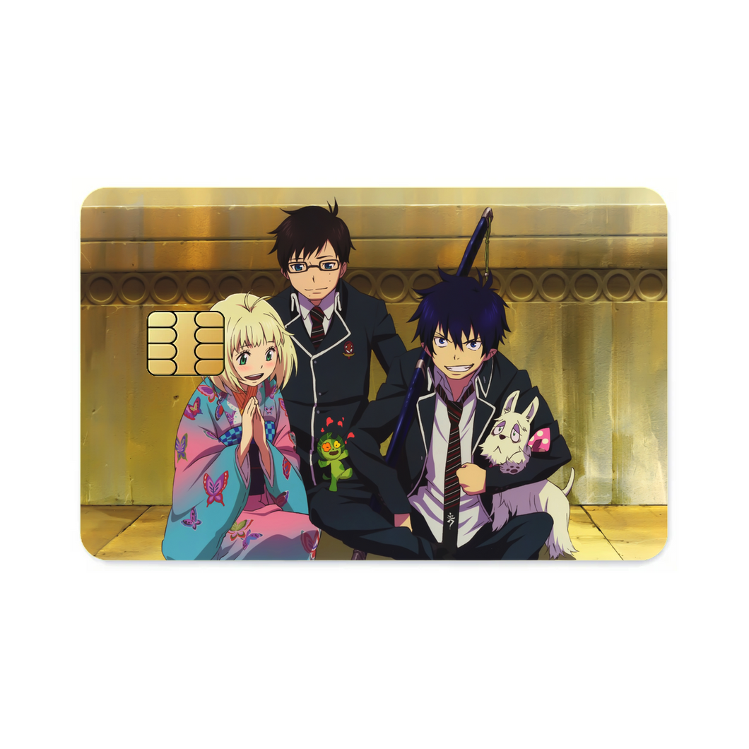 Rin,Yukio and Shiemi  Credit Card Skins (4-in-1 Pack)
