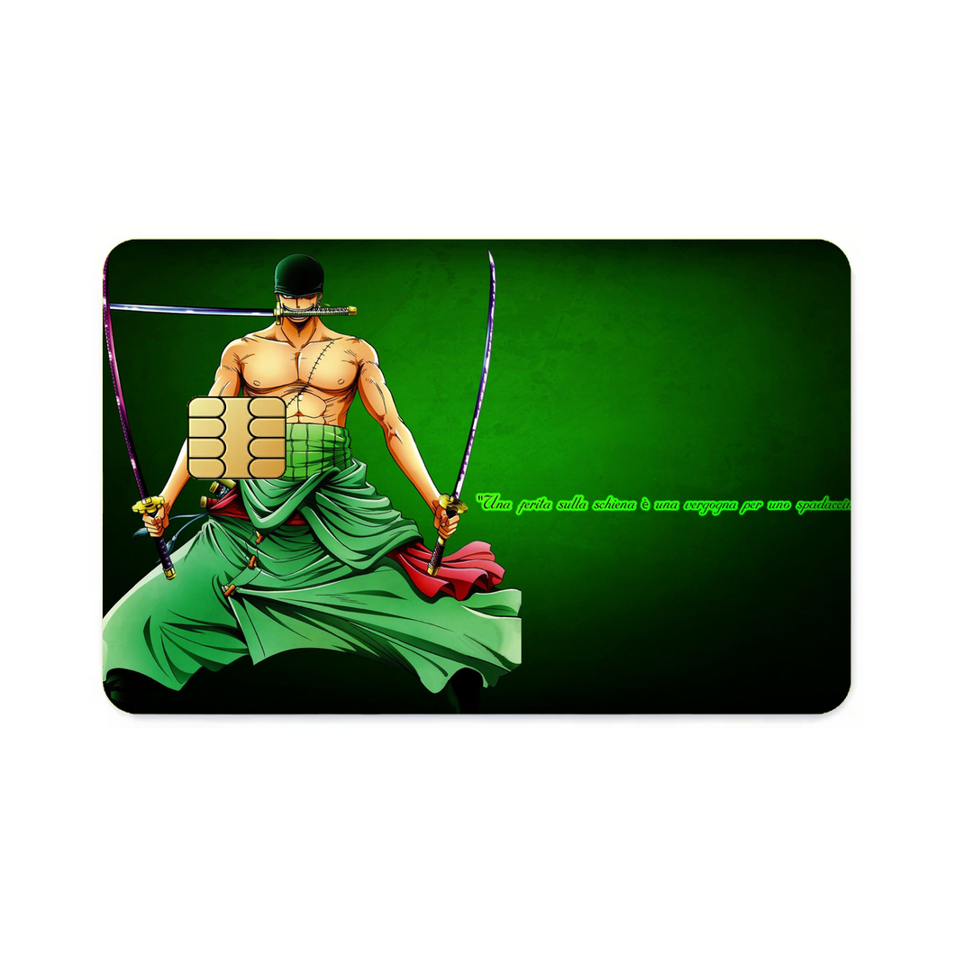 Roronoa Zoro, Santōryū  Credit Card Skins (4-in-1 Pack)
