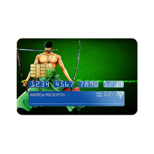 Load image into Gallery viewer, Roronoa Zoro, Santōryū  Credit Card Skins (4-in-1 Pack)
