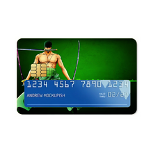 Load image into Gallery viewer, Roronoa Zoro, Santōryū  Credit Card Skins (4-in-1 Pack)
