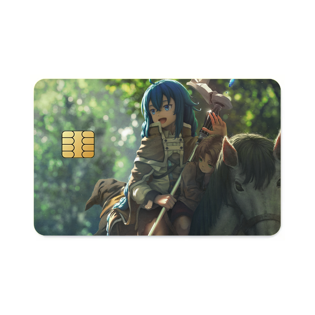 Roxy & Rudeus  Credit Card Skins (4-in-1 Pack)