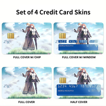 Load image into Gallery viewer, Rudeus and Eris &lt;3  Credit Card Skins (4-in-1 Pack)
