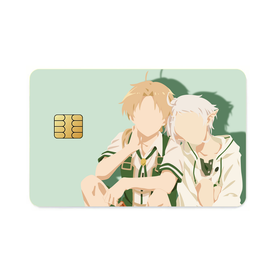 Rudeus & Sylphiette  Credit Card Skins (4-in-1 Pack)