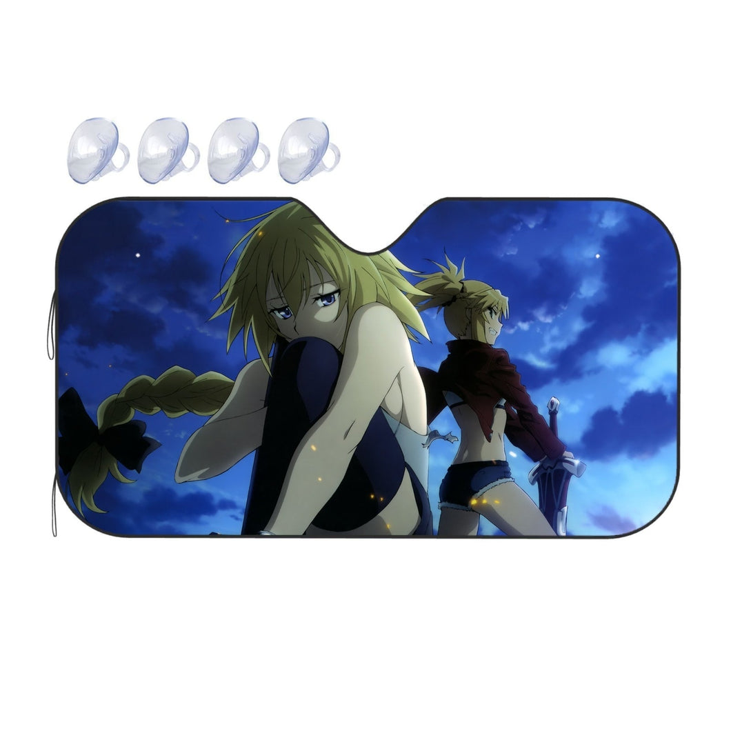 Ruler and Mordred Car Sunshade