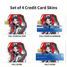 Load image into Gallery viewer, Ryūnosuke Akutagawa Credit Card Skins (4-in-1 Pack)
