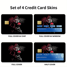 Load image into Gallery viewer, Ryuk (Death Note)  Credit Card Skins (4-in-1 Pack)
