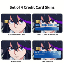 Load image into Gallery viewer, Ryuko in Go Go&#39;s hair  Credit Card Skins (4-in-1 Pack)
