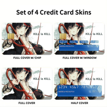 Load image into Gallery viewer, Ryuuko Matoi Credit Card Skins (4-in-1 Pack)
