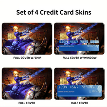 Load image into Gallery viewer, Saber  Credit Card Skins (4-in-1 Pack)
