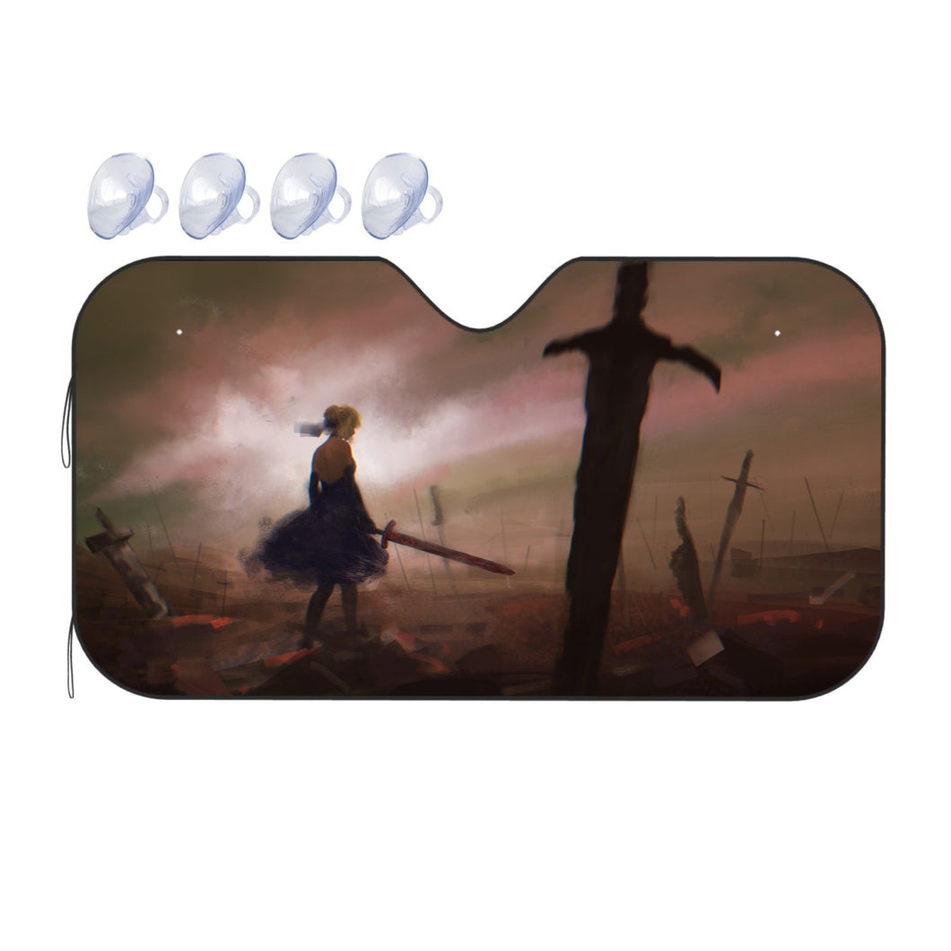 Saber (Fate Series)  Car Sunshade