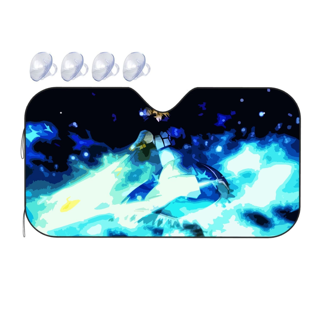 Saber.s Fate zero Cutout Screenshots  Car Sunshade