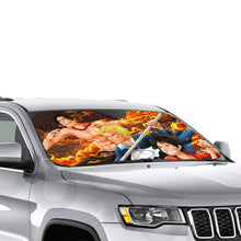 Load image into Gallery viewer, Sabo,Ace and Luffy  Car Sunshade
