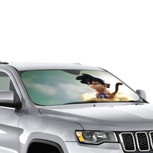 Load image into Gallery viewer, Sad Goku Car Sunshade
