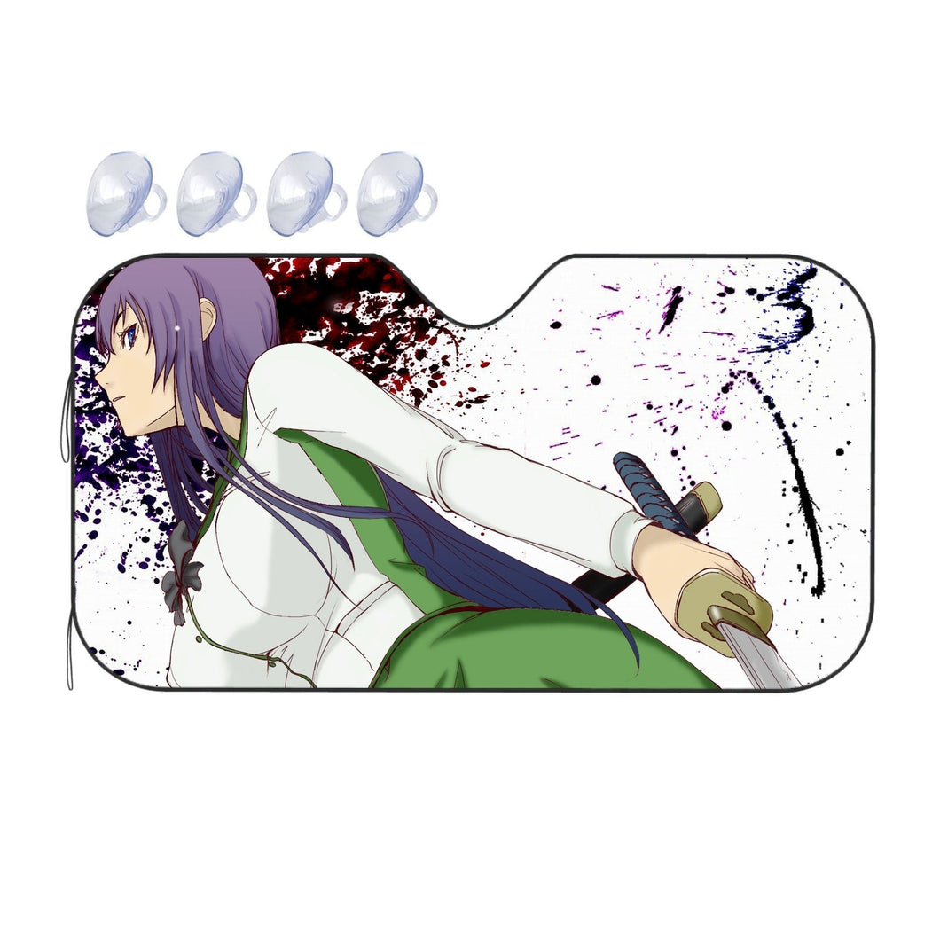 Saeko Busujima Car Sunshade