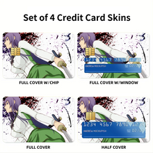 Load image into Gallery viewer, Saeko Busujima Credit Card Skins (4-in-1 Pack)

