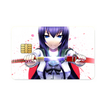 Load image into Gallery viewer, Saeko Busujima  Credit Card Skins (4-in-1 Pack)
