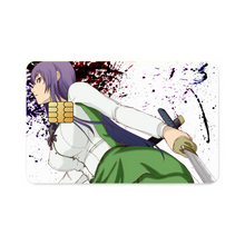 Load image into Gallery viewer, Saeko Busujima Credit Card Skins (4-in-1 Pack)
