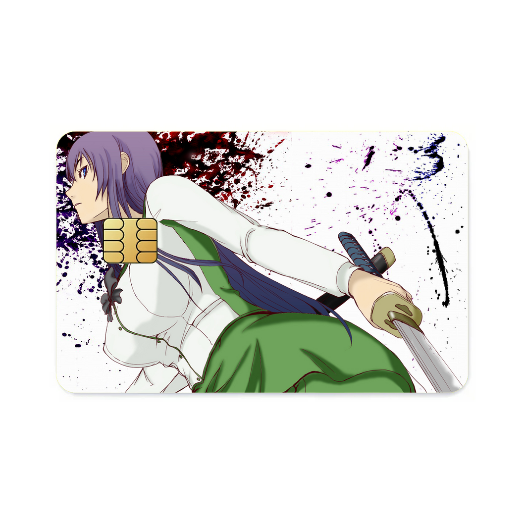 Saeko Busujima Credit Card Skins (4-in-1 Pack)