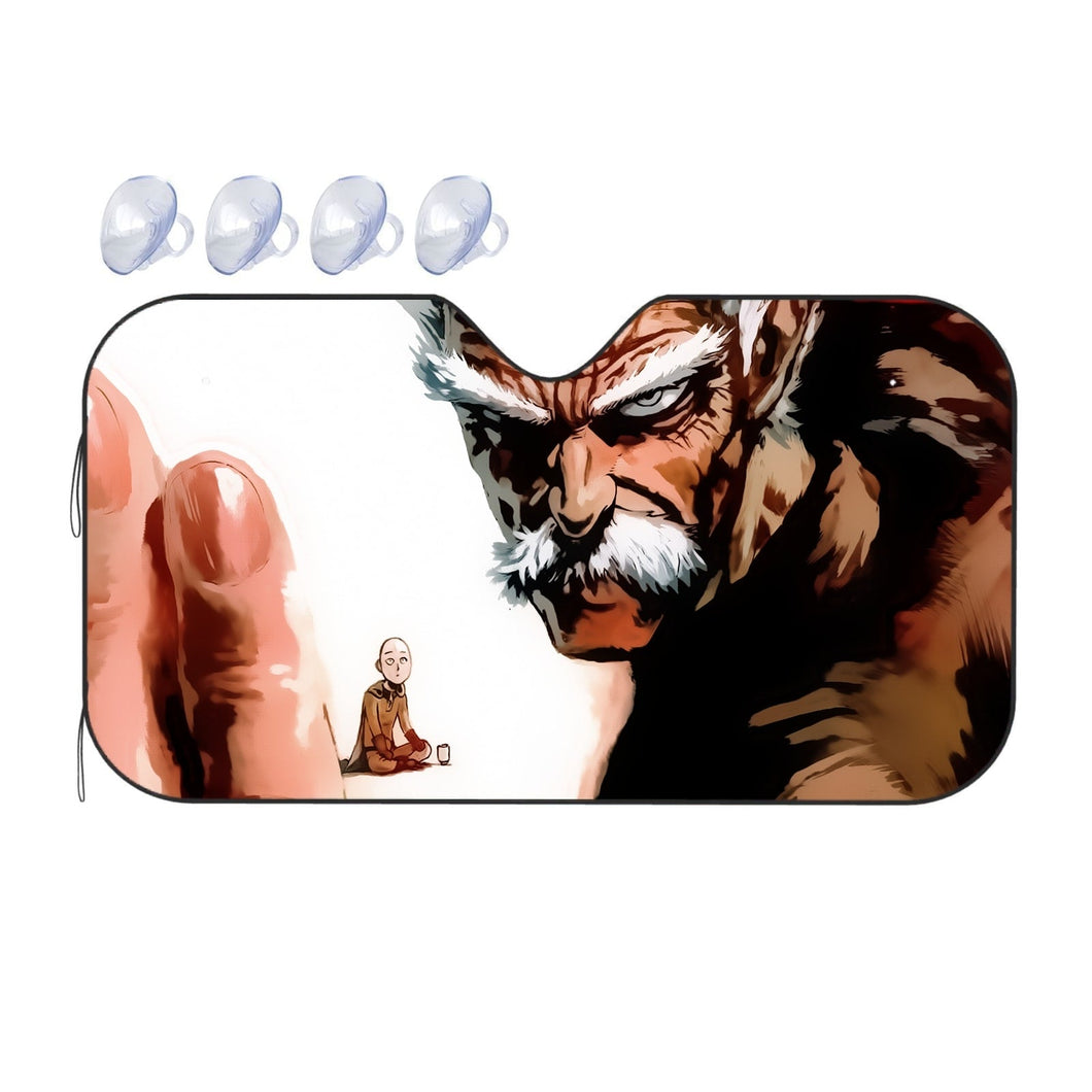 Saitama and Bang  Car Sunshade