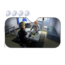 Load image into Gallery viewer, Saitama and Genos  Car Sunshade

