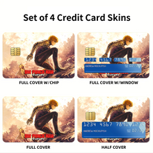 Load image into Gallery viewer, Saitama and Genos  Credit Card Skins (4-in-1 Pack)
