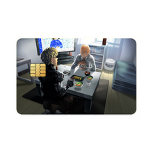Load image into Gallery viewer, Saitama and Genos  Credit Card Skins (4-in-1 Pack)
