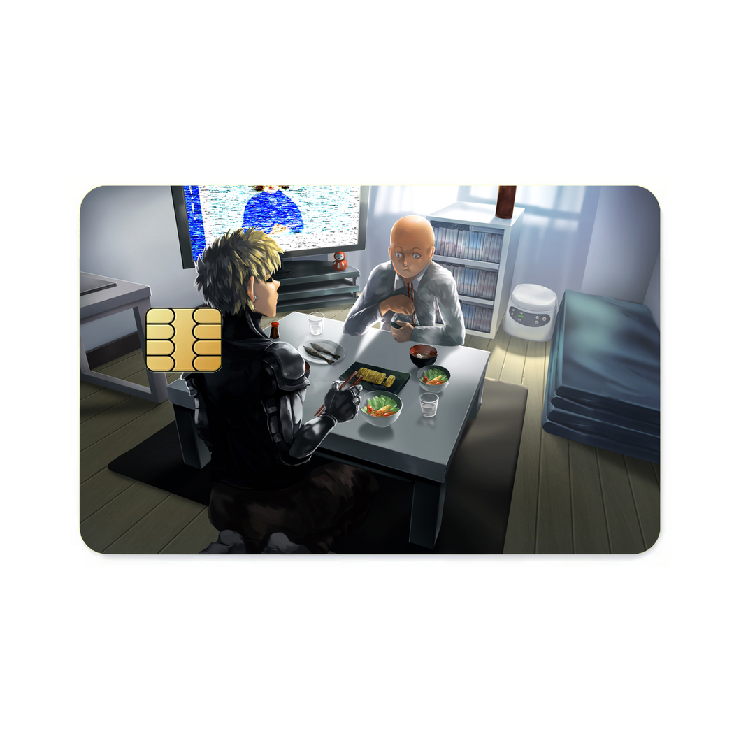 Saitama and Genos  Credit Card Skins (4-in-1 Pack)