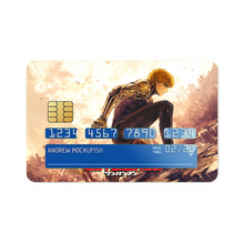 Load image into Gallery viewer, Saitama and Genos  Credit Card Skins (4-in-1 Pack)

