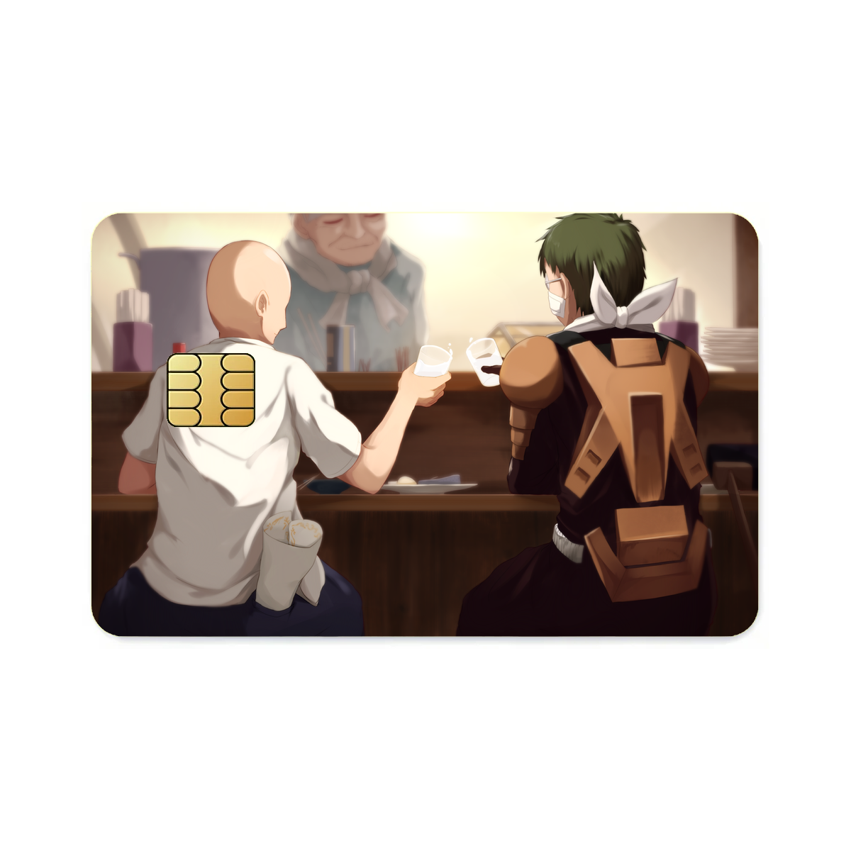 License Less Rider Saitama and License-less Rider Credit Card Skins (4-in-1 Pack)
