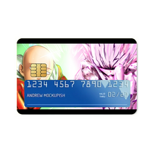 Load image into Gallery viewer, Saitama and Lord Boros  Credit Card Skins (4-in-1 Pack)
